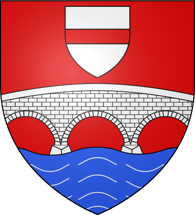 Blason de la commune Pontpierre