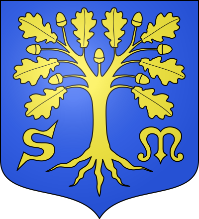 Blason de la commune Sainte-Marie-aux-Chênes