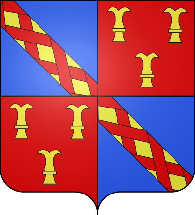 Blason de la commune Dornes