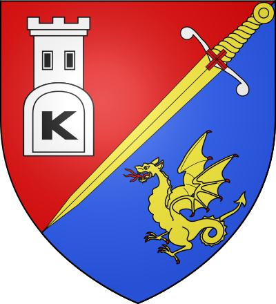 Blason de la commune La Groise