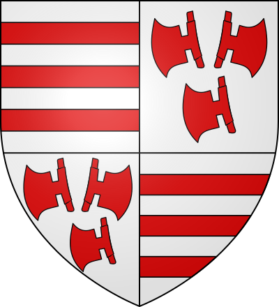Blason de la commune Lez-Fontaine