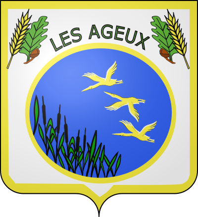 Blason de la commune Les Ageux