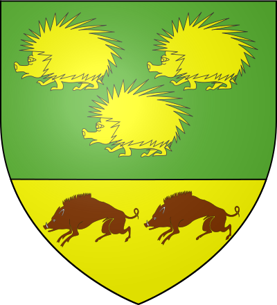Blason de la commune Mortefontaine