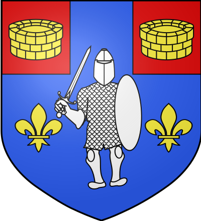 Blason de la commune Puiseux-le-Hauberger