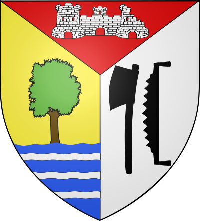 Blason de la commune Thiers-sur-Thève