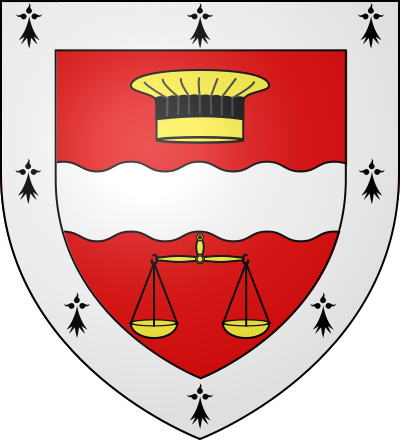 Blason de la commune Bazoches-sur-Hoëne
