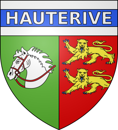 Blason de la commune Hauterive