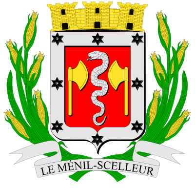 Blason de la commune Le Ménil-Scelleur