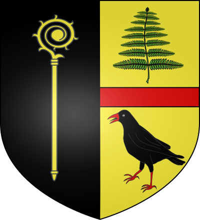 Blason de la commune Sainte-Céronne-lès-Mortagne