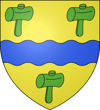 Blason de la commune Aix-en-Issart