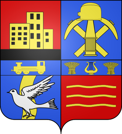 Blason de la commune Avion