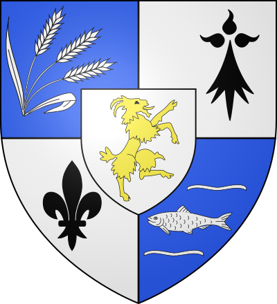 Blason de la commune Cavron-Saint-Martin