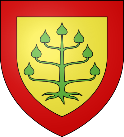 Blason de la commune Contes