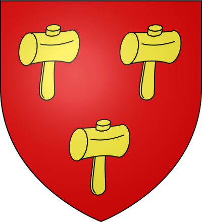 Blason de la commune Huclier