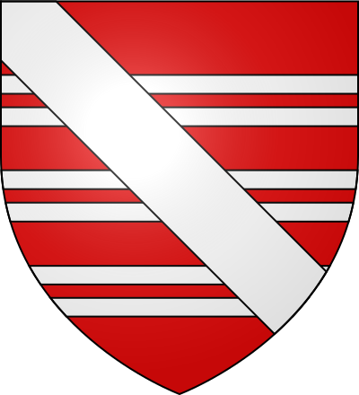 Blason de la commune Rougefay