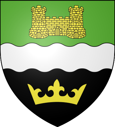 Blason de la commune Auzat-la-Combelle