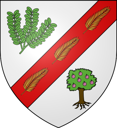 Blason de la commune Bussières-et-Pruns