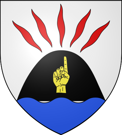 Blason de la commune Chambon-sur-Lac