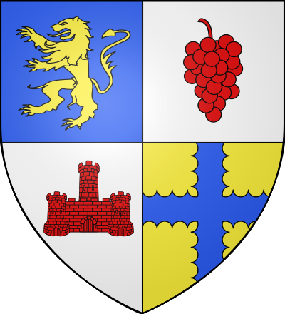 Blason de la commune Le Crest