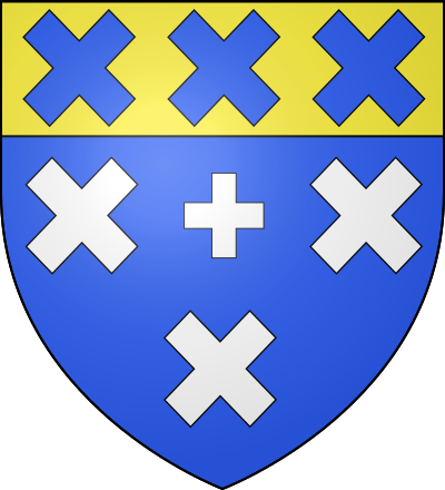 Blason de la commune Égliseneuve-d'Entraigues