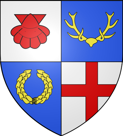 Blason de la commune Gelles