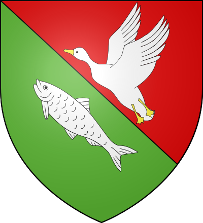 Blason de la commune Pessat-Villeneuve
