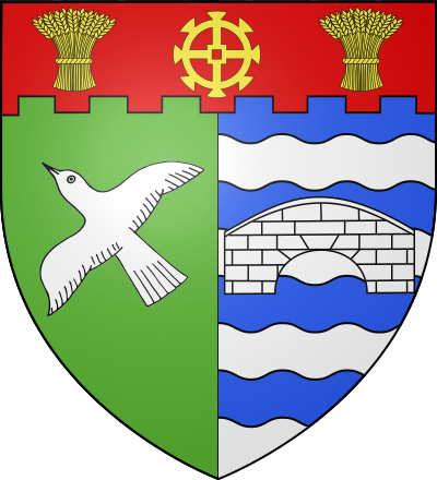 Blason de la commune Queuille