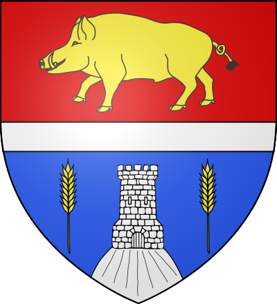 Blason de la commune La Roche-Blanche