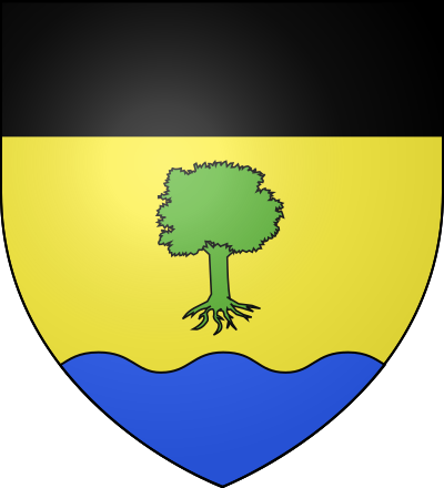 Blason de la commune La Roche-Noire
