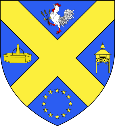 Blason de la commune Saint-André-le-Coq