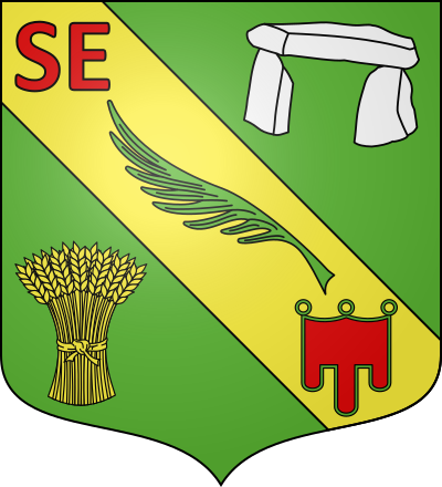 Blason de la commune Saint-Étienne-des-Champs