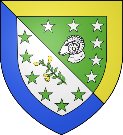 Blason de la commune Saint-Genès-Champanelle