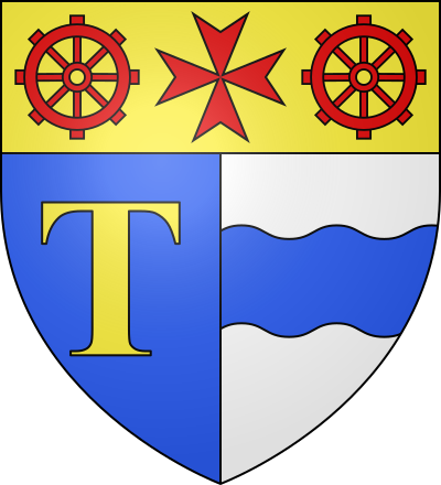 Blason de la commune Tralaigues