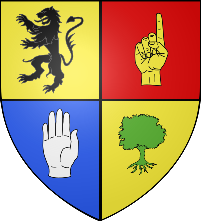 Blason de la commune Vensat
