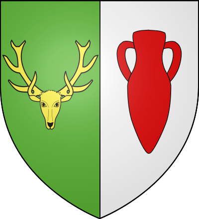 Blason de la commune Villeneuve-les-Cerfs