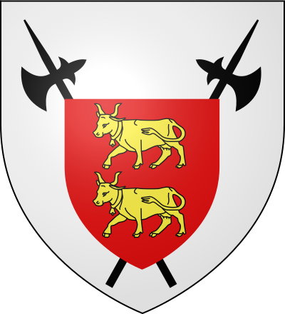 Blason de la commune Aast