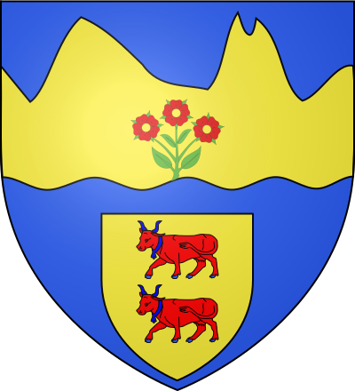 Blason de la commune Eslourenties-Daban