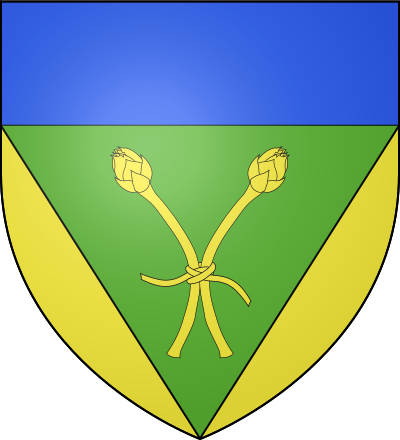 Blason de la commune Mazères-Lezons