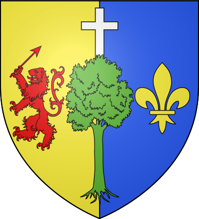 Blason de la commune Villefranque