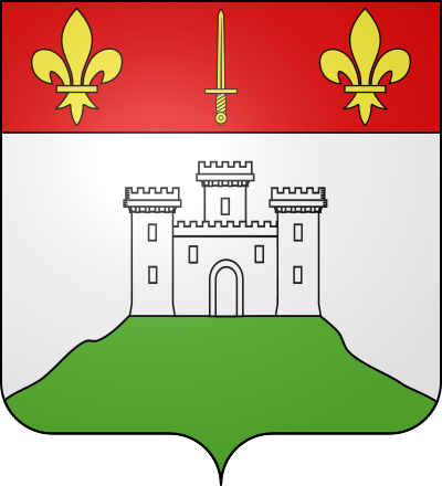 Blason de la commune Aries-Espénan