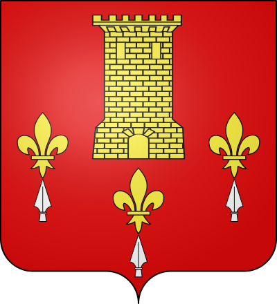 Blason de la commune Aurensan