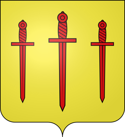 Blason de la commune Auriébat