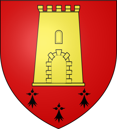 Blason de la commune Bazus-Neste