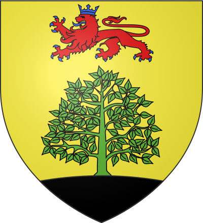 Blason de la commune Bernadets-Dessus