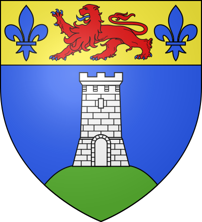 Blason de la commune Bourisp