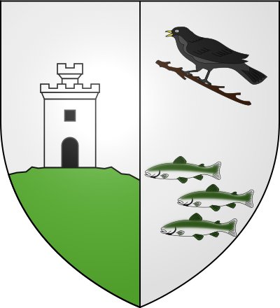Blason de la commune Bours