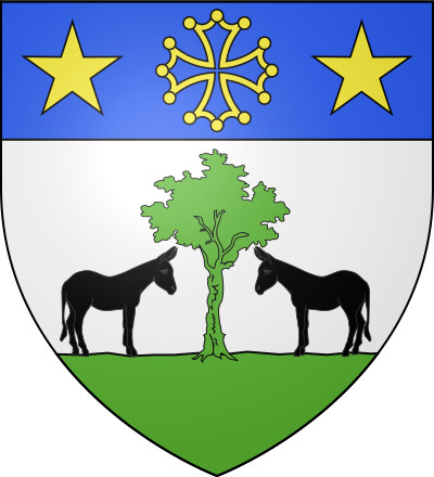 Blason de la commune Campistrous