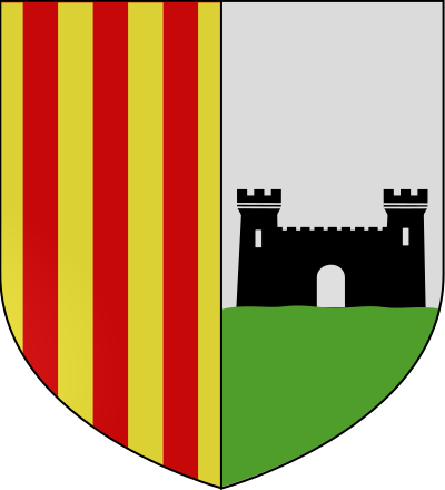 Blason de la commune Campuzan