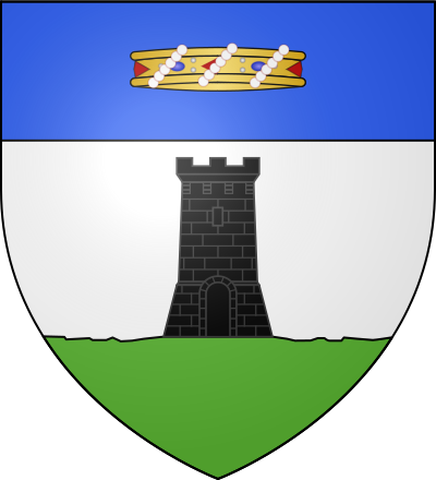 Blason de la commune Castelvieilh