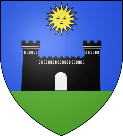 Blason de la commune Castéra-Lanusse